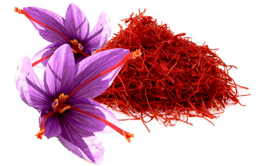 natural ingredient saffron in capsules